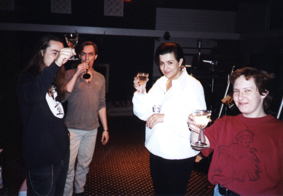 A toast to a finished project: Projectile, 1996