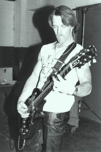 Mic Maxwell on guitar, 1995
