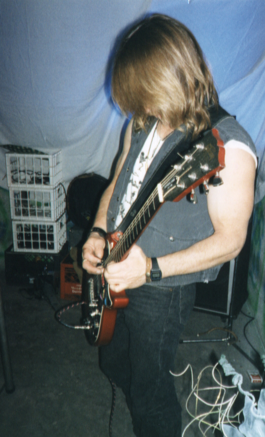Mic Maxwell performing at Halloween show, 1994